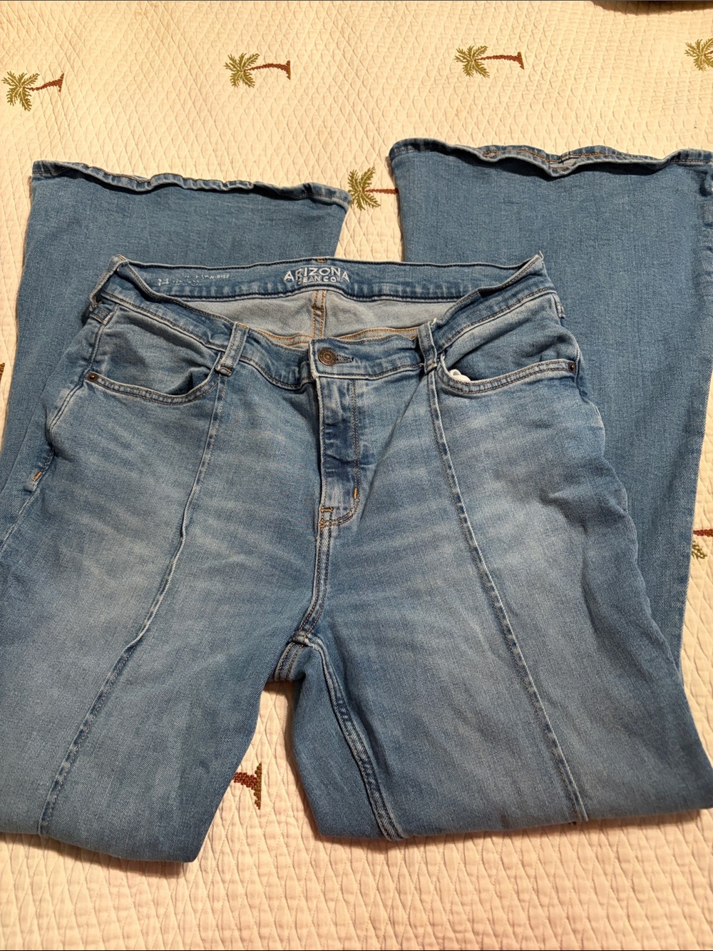 Arizona Jean Company Light Blue Flare Jeans